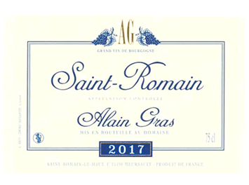 Domaine Alain Gras - Saint-Romain - Rouge - 2017