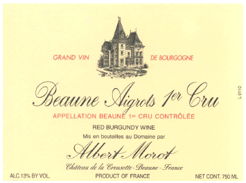 Domaine Albert Morot - Beaune 1er Cru - Aigrots - Rouge - 2007