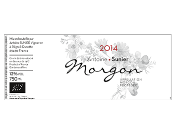 Domaine Antoine Sunier - Morgon - Rouge - 2014