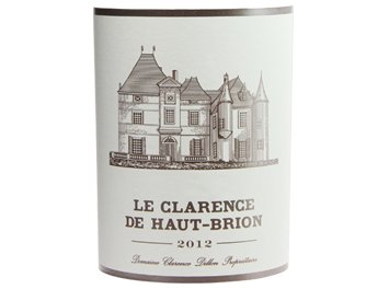 Château Haut-Brion - Pessac Léognan - Le Clarence de Haut Brion - Rouge - 2012