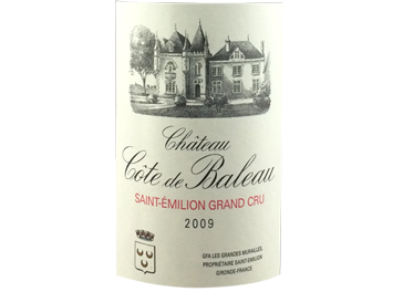 Château Côte de Baleau - Saint-Emilion Grand Cru  - Rouge - 2009