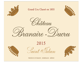 Château Branaire-Ducru - Saint-Julien - Rouge - 2015