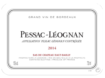 Château Haut-Bailly - Pessac-Léognan - Pessac de Haut-Bailly - Rouge - 2014