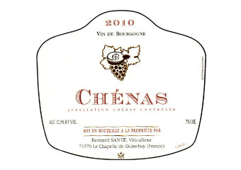 Domaine Bernard Santé - Chénas - Rouge 2010