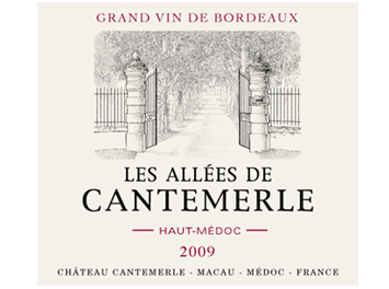 Château Cantemerle - Haut-Médoc - Les Allées de Cantemerle - Rouge - 2009