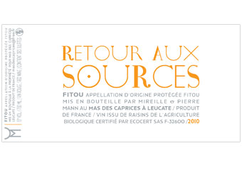 Mas des Caprices - Fitou - Retour aux Sources Rouge 2010