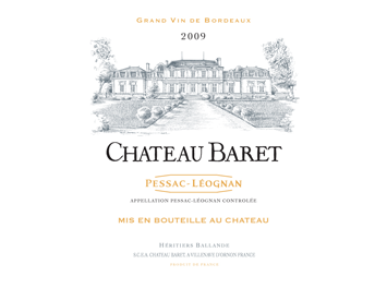 Château Baret - Pessac-Léognan - Rouge - 2009