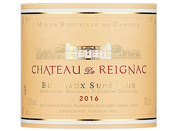 Château de Reignac - Bordeaux Supérieur - Rouge - 2016