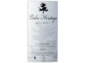 Château du Cèdre - Cahors - Héritage - Rouge - 2014