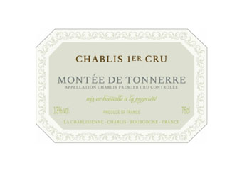 La Chablisienne - Chablis Premier Cru - Montée de Tonnerre Blanc 2010