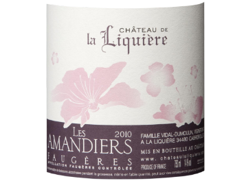 Château de la Liquière - Faugères - Les Amandiers - Rouge - 2012