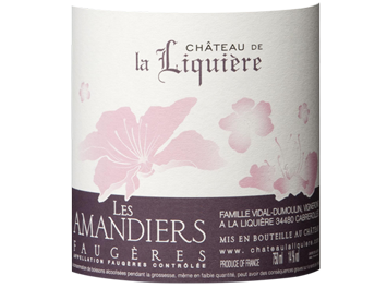 Château de la Liquière - Faugères - Les Amandiers - Rouge - 2014