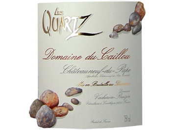 Clos du Caillou - Châteauneuf du Pape - Les Quartz - Rouge - 2010