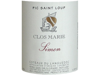 Clos Marie - Pic Saint Loup - Simon - Rouge - 2011