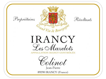 Domaine Colinot - Irancy - Les Mazelots - Rouge - 2014