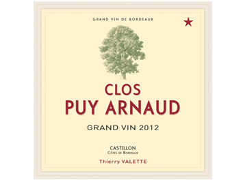 Clos Puy Arnaud - Castillon Côtes de Bordeaux - Grand Vin - Rouge - 2012