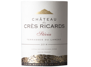 Château des Crès Ricards - Terrasses du Larzac - Stécia - Rouge - 2014