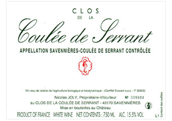 Le Clos de la Coulée de Serrant - Savennières Coulée de Serrant - Blanc 2011