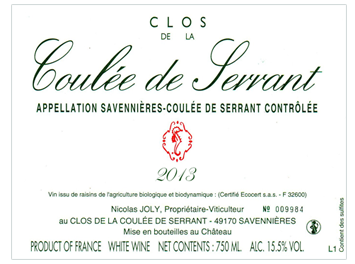 La Coulée de Serrant - Savennières-Coulée de Serrant - Blanc - 2013