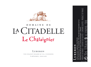 Domaine de la Citadelle - Luberon - Chataignier - Rosé - 2016