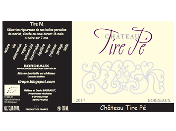 Château Tire Pé - Bordeaux - Rouge - 2017