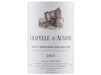 Château Ausone - Saint-Emilion Grand Cru - Chapelle d'Ausone - Rouge - 2015