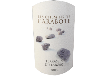 Domaine les Chemins de Carabote - Coteaux du Languedoc - Terrasses du Larzac rouge 2008