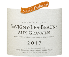 Domaine David Duband - Savigny-lès-Beaune 1er cru - Aux Gravains - Rouge - 2017