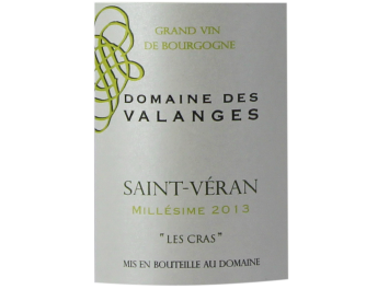 Domaine des Valanges - Saint-Véran - Les Cras - Blanc - 2013