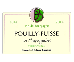 Domaine Daniel et Julien Barraud - Pouilly-Fuissé - Les Chataigniers Vieilles Vignes - Blanc - 2014