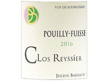 Domaine Daniel et Julien Barraud - Pouilly-Fuissé - Clos Reyssier - Blanc - 2016