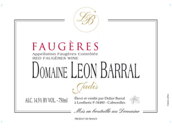 Domaine Léon Barral - Faugères - Jadis - Rouge - 2009