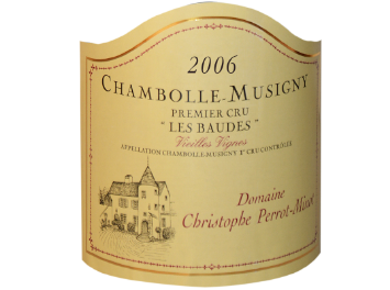 Domaine Perrot Minot - Chambolle-Musigny 1er Cru - Les Baudes Vieilles Vignes Rouge 2006