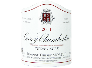 Domaine Thierry Mortet - Gevrey-Chambertin - Vigne Belle - Rouge - 2011