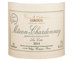 Domaine Eric et Catherine Giroud - Mâcon - Les Crêts - Blanc - 2014