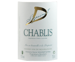 Domaine Daniel Seguinot - Chablis - Blanc - 2014