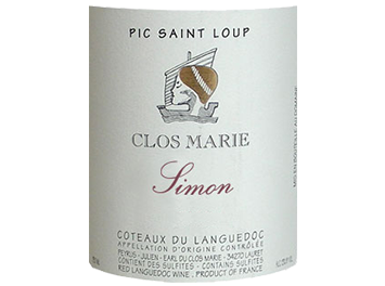 Clos Marie - Coteaux du Languedoc Pic Saint-Loup - Simon - Rouge - 2013