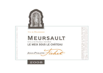 Jean-Philippe Fichet - Meursault Le Meix Sous le Château - Blanc 2008