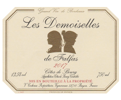 Château Falfas - Côtes de Bourg - Les Demoiselles de Falfas - Rouge - 2017