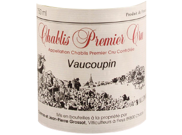 Domaine Grossot - Chablis 1er Cru - Vaucoupin - Blanc - 2012