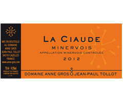 Domaine Gros-Tollot - Minervois - La Ciaude - Rouge - 2012