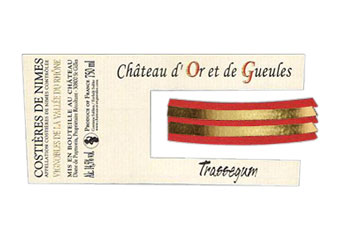 Château d'Or et de Gueules - Costières de Nîmes - Trassegum Rouge 2007