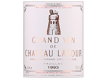 Château Latour - Pauillac - Rouge - 1993