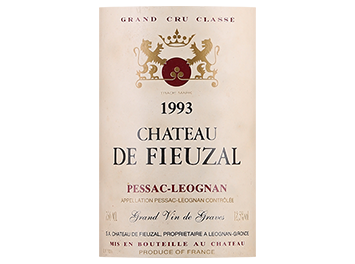 Château de Fieuzal - Pessac-Léognan - Rouge - 1993