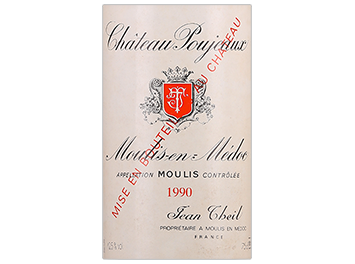 Château Poujeaux - Moulis-en-Médoc - Rouge - 1990