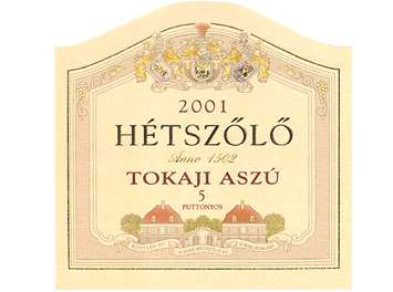 Hetszóló - Tokaji Aszú 5 Puttonyos - Blanc - 2001