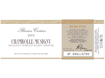 Domaine Henri Pion - Chambolle Musigny - Rouge - 2013