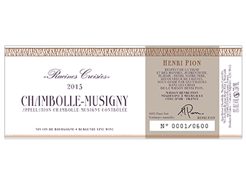 Maison Henri Pion - Chambolle-Musigny - Rouge - 2015