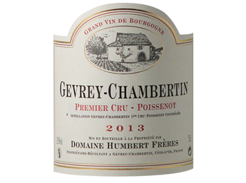 Domaine Humbert Frères - Gevrey-Chambertin 1er cru - Poissenot - Rouge - 2013