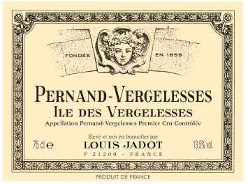 Louis Jadot - Pernand Vergelesse Premier Cru - Ile de Vergelesses - Rouge - 2010